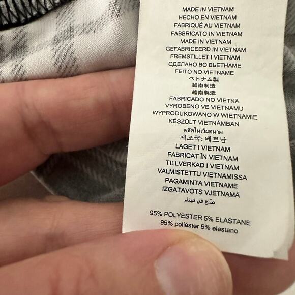 MICHAEL KORS Black and White Plaid Pullover Mini Dress 60s Style (P\M) - Picture 13 of 14